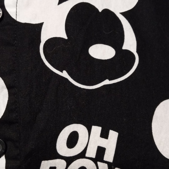 Disney Mickey Mouse Button Down Large - Picture 2 of 5